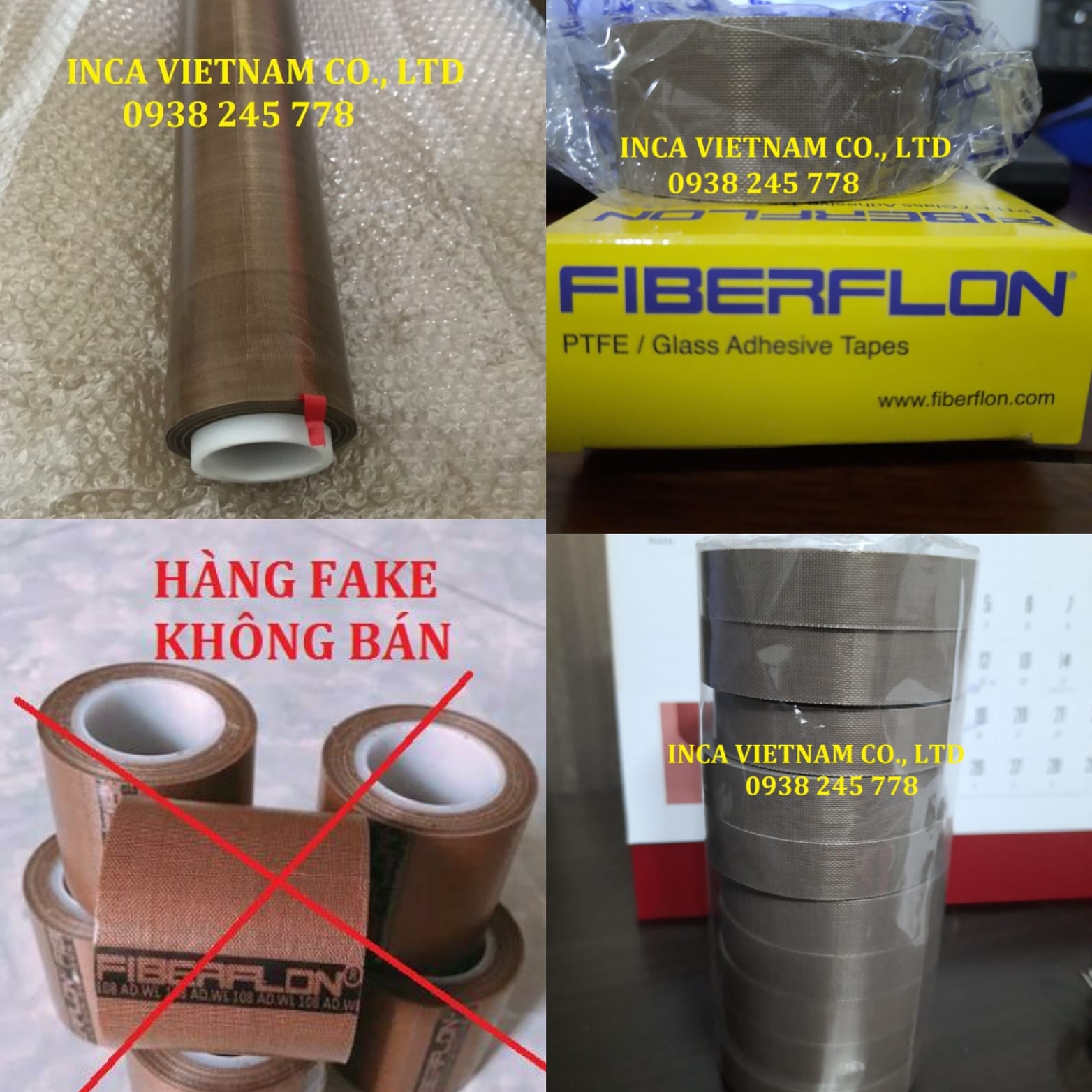 Băng keo chịu nhiệt Fiberflon (Teflon)